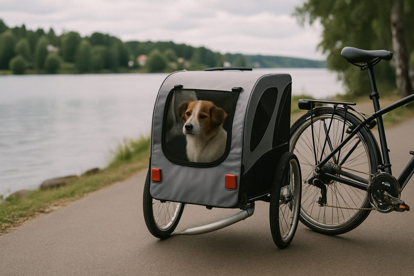 Cykelvagn för hund