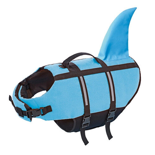 Nobby Sharki, blå flytväst för hund